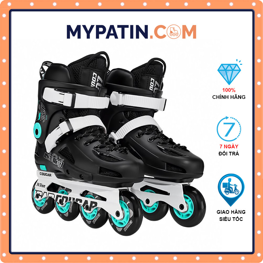 Giày Patin Cougar MZS307C, giày trượt patin siêu cao cấp chính hãng
