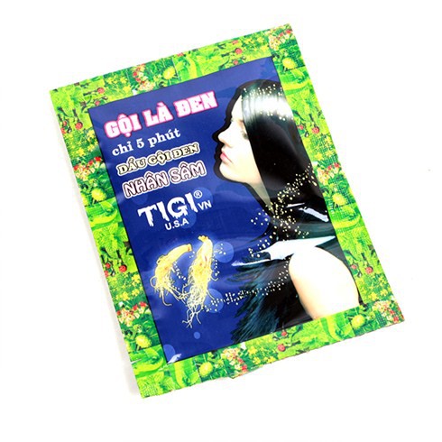 Combo 2 Gói Dầu Gội Đen Tóc Nhân Sâm - Gội là ĐEN