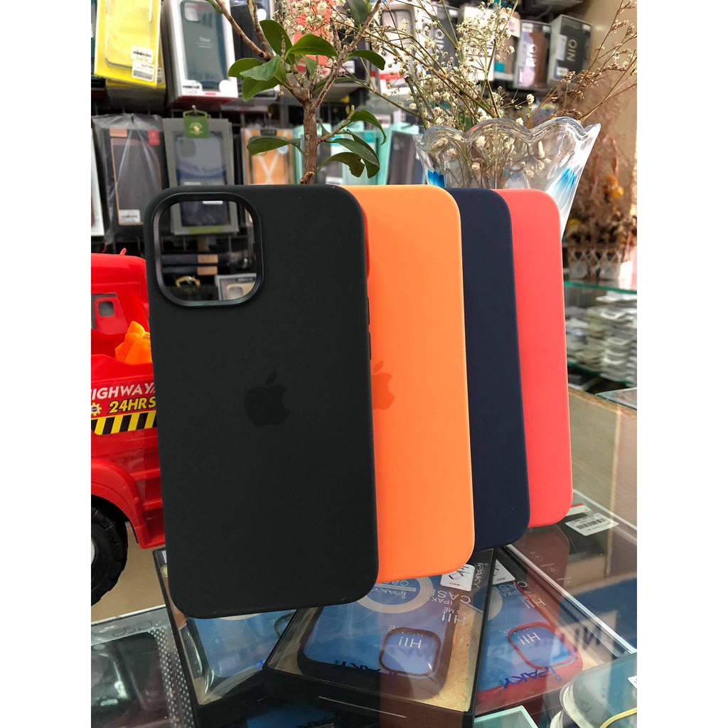 Ốp Lưng iPhone 12 Pro Max Silicon Cover Apple Case With MagSafe