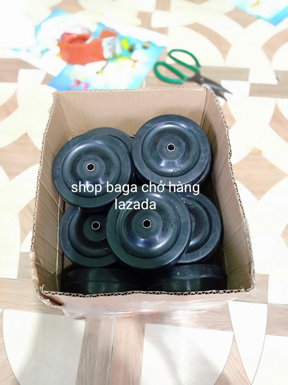 bánh xe cs phi 100 ( bánh ko càng)