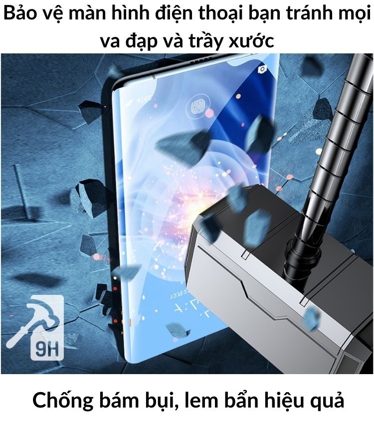 Kính cường lực Samsung Note 20 / Note 20 Ultra/ Note 10 / Note 10 PLus / Note 9/ Note 8 - Màn hình cong full Keo UV- Mua về dán tại nhà đơn giản - Phụ kiện ATI