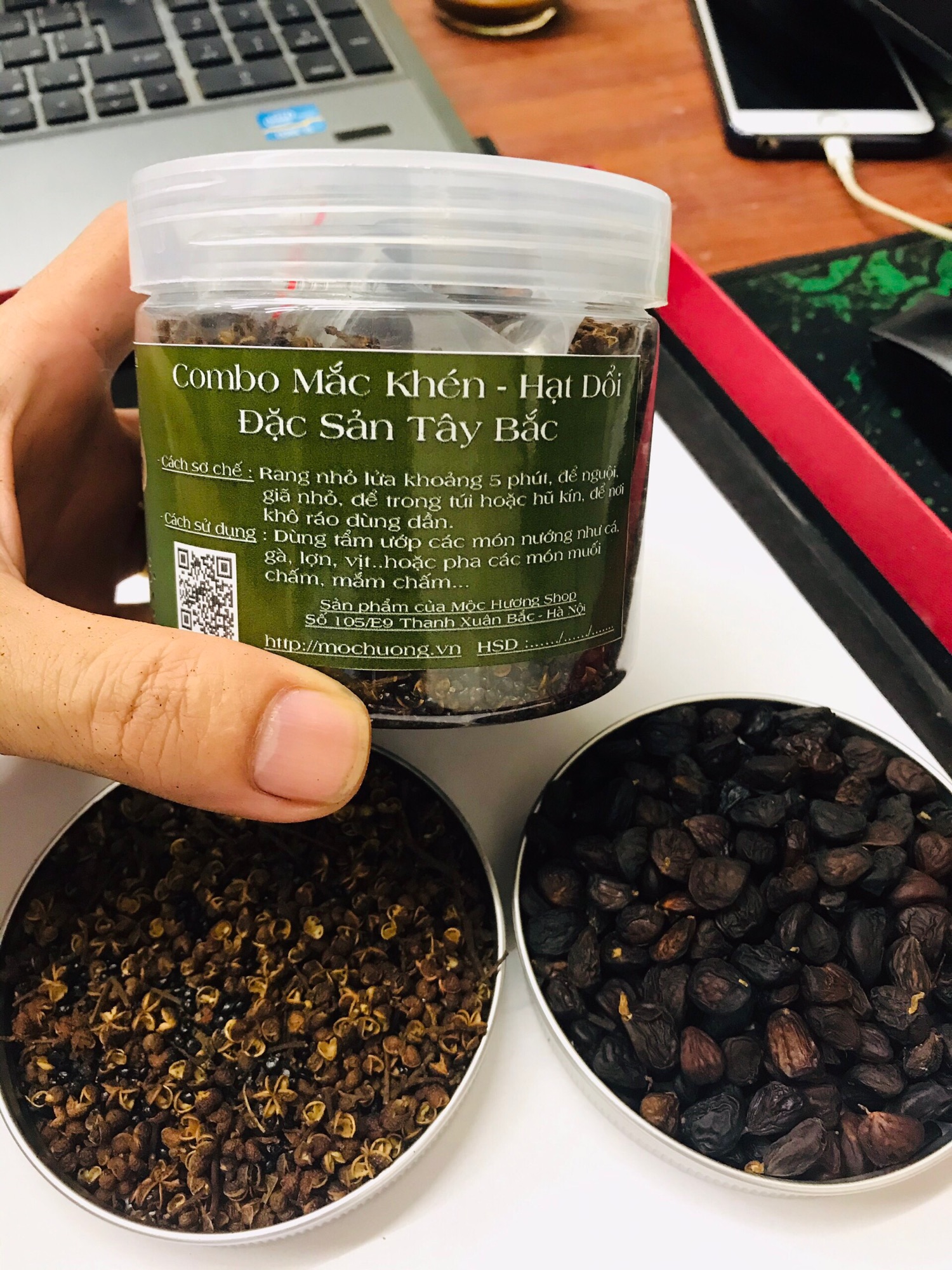 Combo 100g Mắc Khén + 50 Hạt Dổi