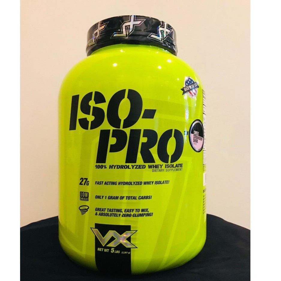 ISO PRO Whey Protein 5lbs (2.3kg) - 100% Hydrolyzed Sữa tăng cơ Hỗ Trợ, Phát Triển Và Duy Trì Cơ Bắp Hiệu Quả, Giảm Mỡ, PROTEIN CAO CẤP, HẤP THỤ CỰC NHANH