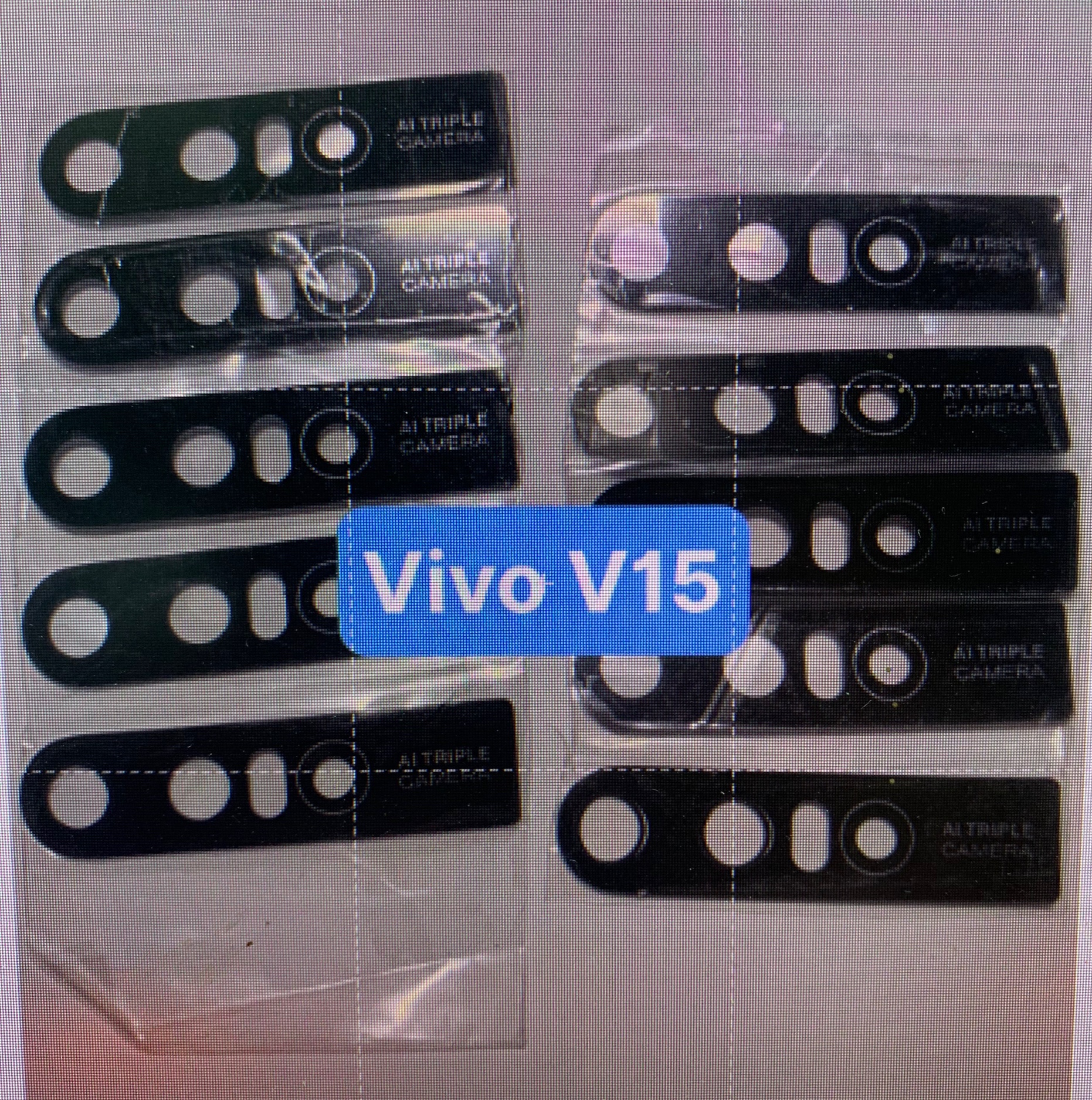 Camera trước v15 / kính camera ko vành vivo v15