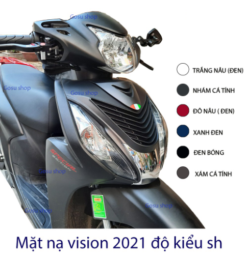 [HCM]Mặt Nạ Vison Mới2021 Kiểu SH Đủ màu