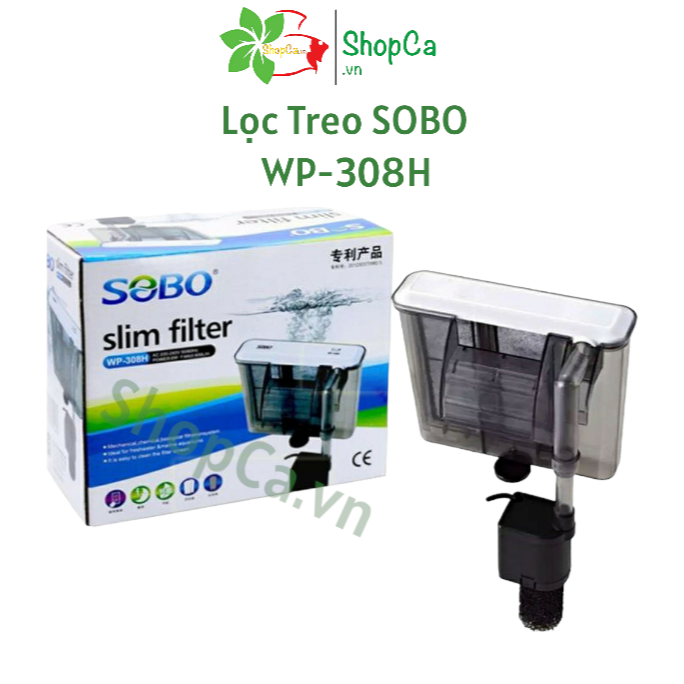 Máy Lọc thác SOBO WP-308H (5,8W) - Lọc Treo cho Bể cá mini