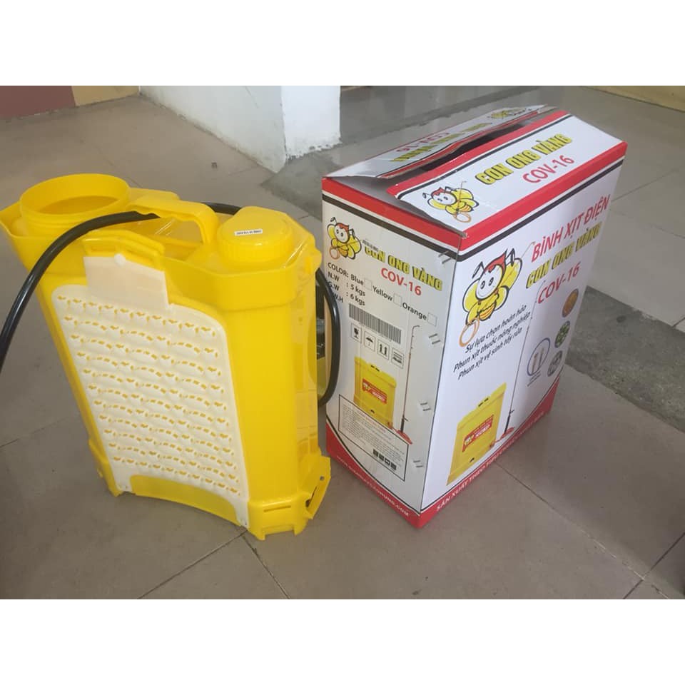 [HCM] Bình Xịt Điện Con Ong Vàng COV 16D