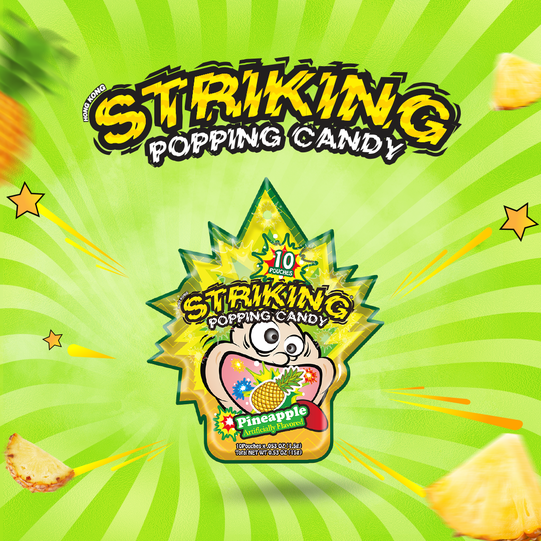 Striking Popping Candy Pineapple