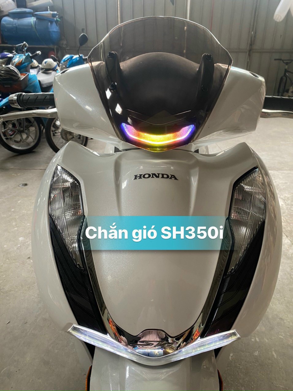 Bộ kiếng chắn gió SH350i (Full phụ kiện)