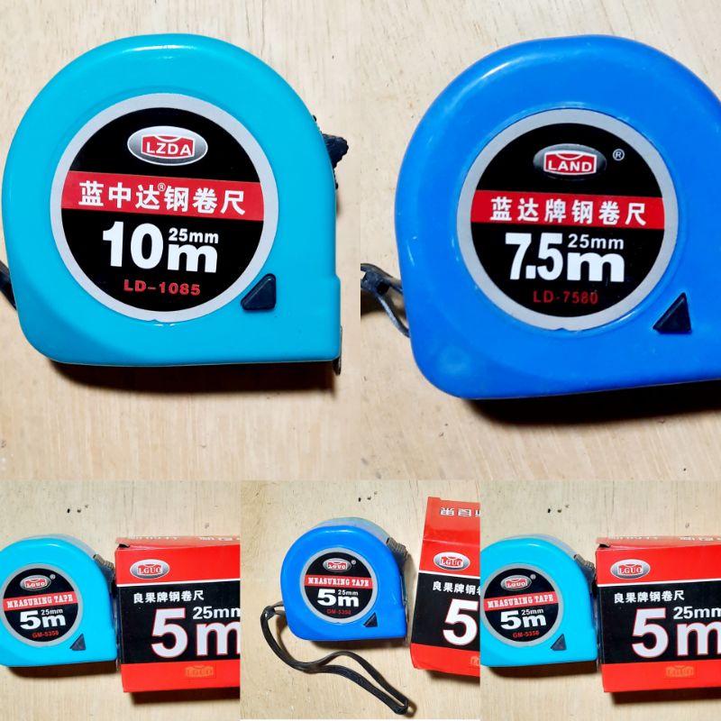 Thước LỖ BAN dây rút 7.5m  bằng thép, nhỏ gọn, bền đẹp ct.