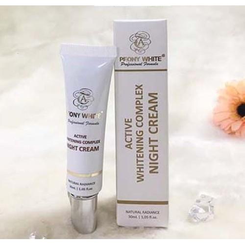 ACTIVE WHITENING COMPLEX NIGHT CREAM  Peony White