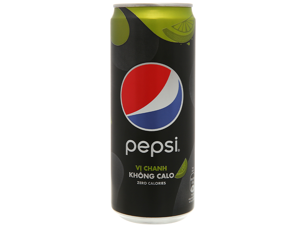 Pepsi Vị Chanh Không Calo Lon 330ml