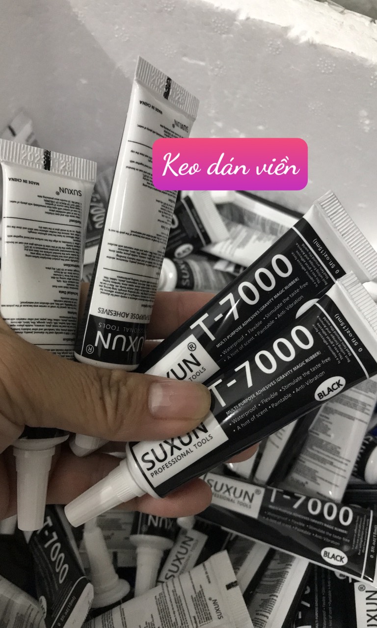 keo dán viền T-7000 / màu đen 15ml
