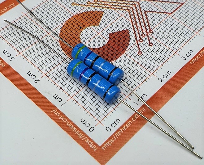 Điện trở vạch 2W 1% các giá trị (10 chiếc)