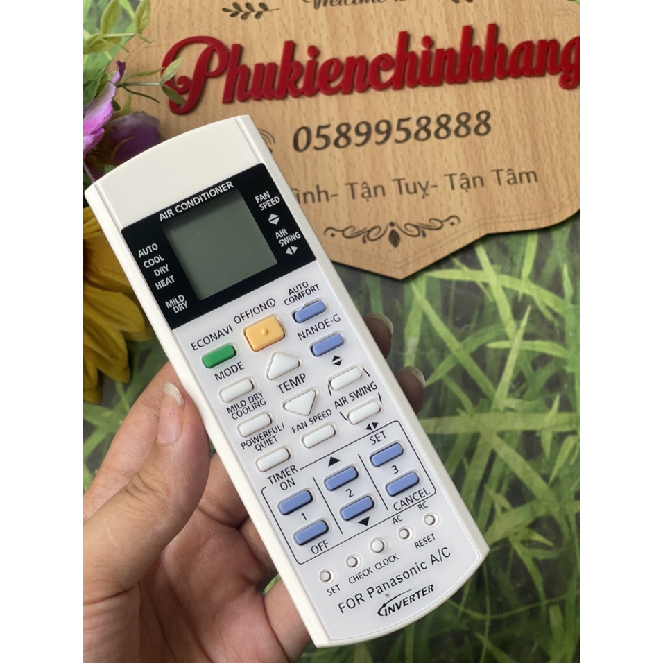 🎀🎀 Remote máy lạnh panasonic có inverter mẫu nhỏ