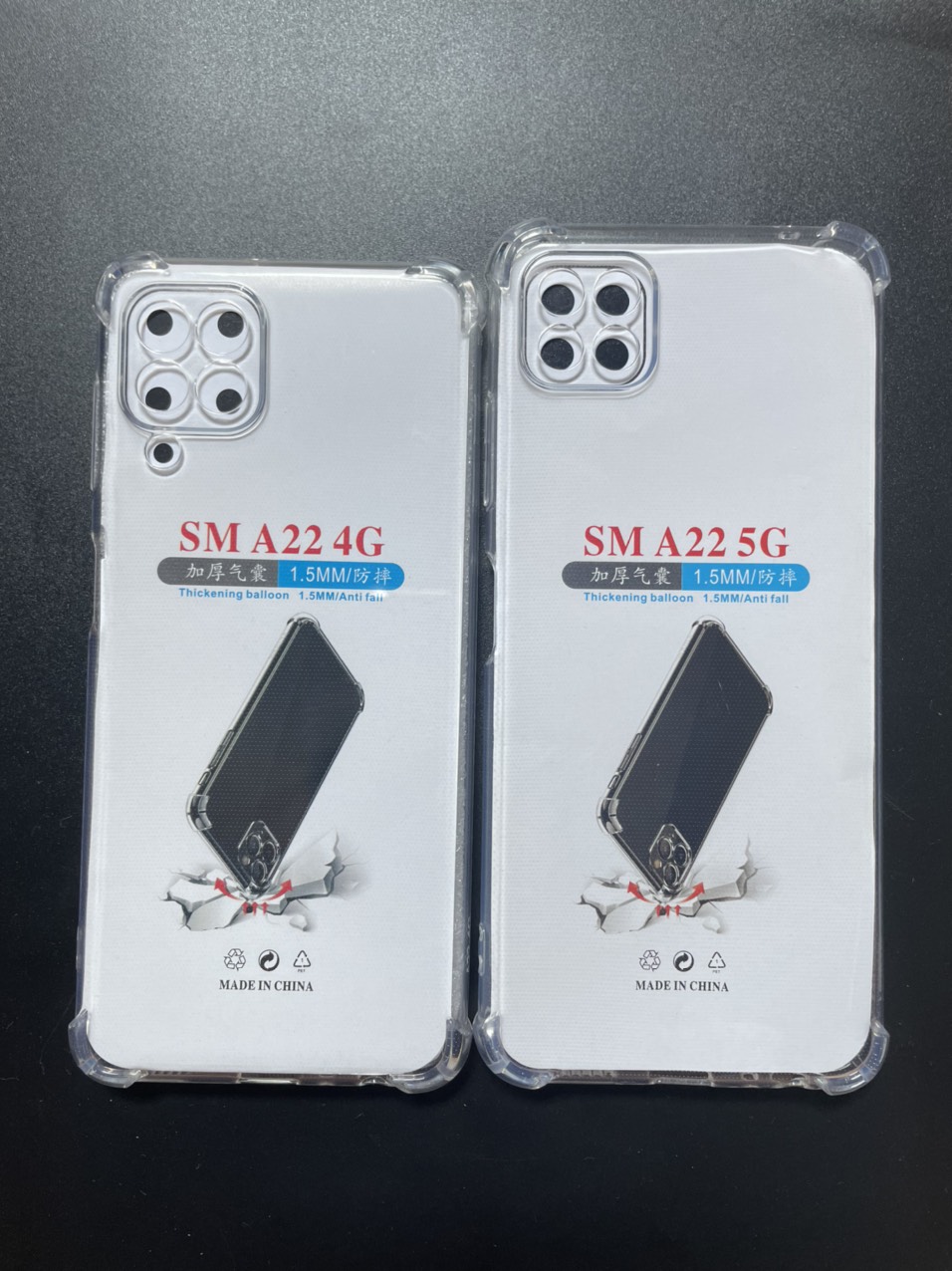 Ốp lưng dẻo samsung galaxy a22 4g, a22 5g chống sốc 4 góc trong suốt