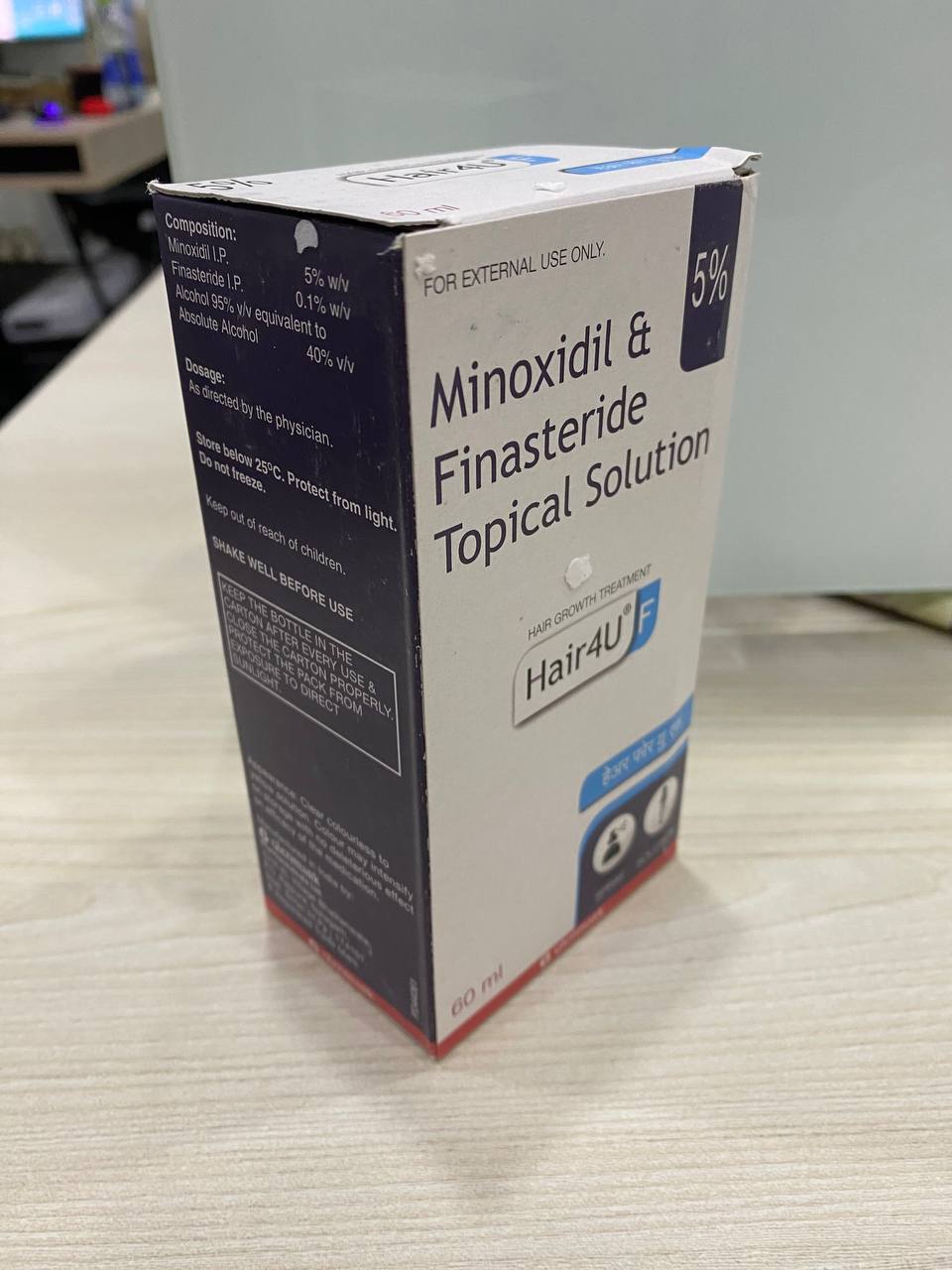 Chai xịt kích thích mọc tóc Minoxidil & Finasteride Topical Solution 5% - Hair4U