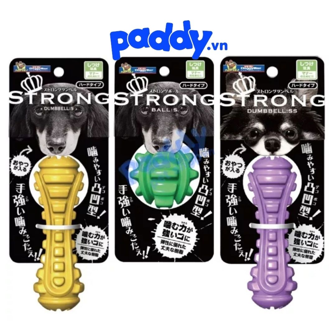 Đồ Chơi Cho Chó Cao Su Siêu Bền DoggyMan Strong