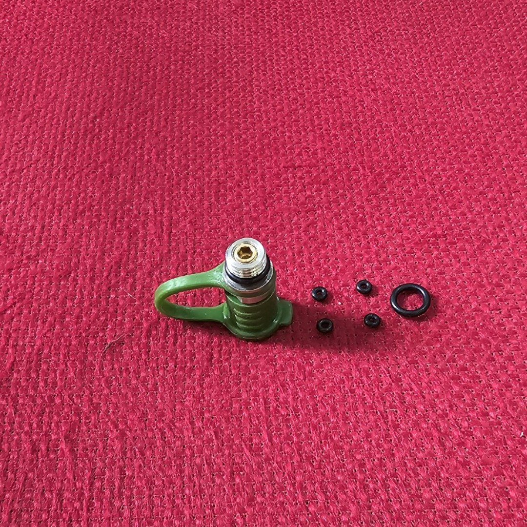 Van nạp một chiều chân 8mm nắp xanh