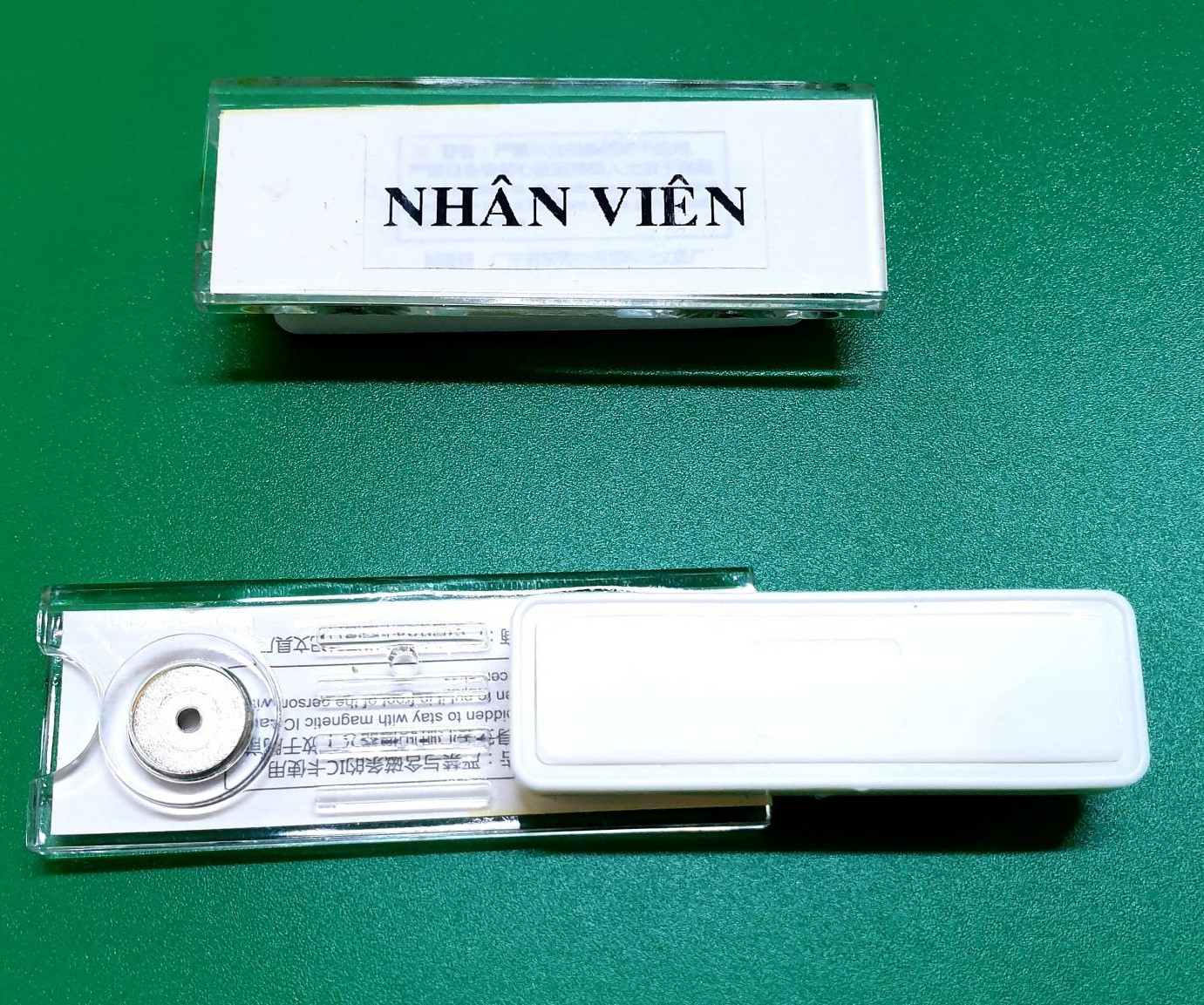 THẺ TÊN NAM CHÂM