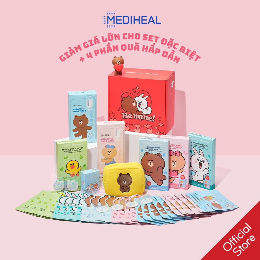 Combo Mặt nạ Mediheal Dưỡng Trắng - Cấp Ẩm Cho Da