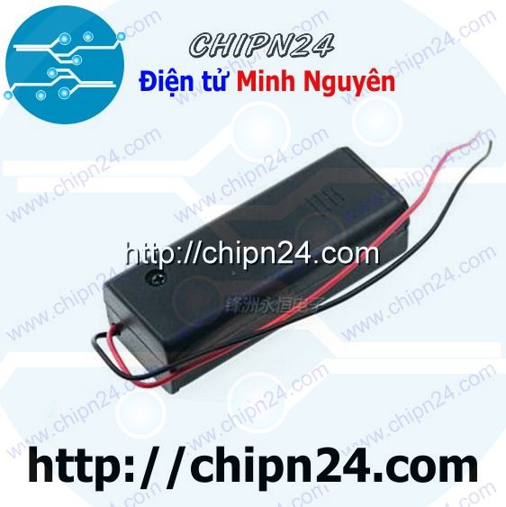 Hộp đế pin 1 viên aa