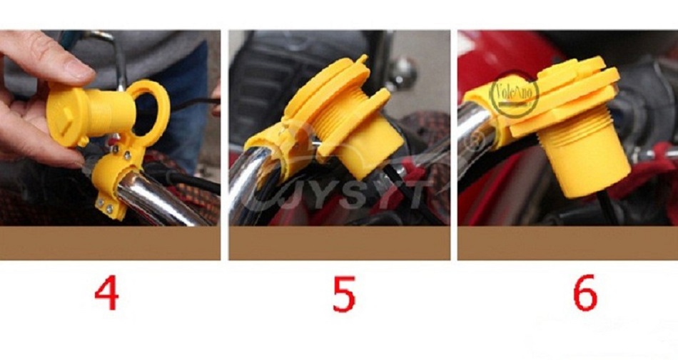 Sạc Điện Thoại Gắn Trên Xe Máy