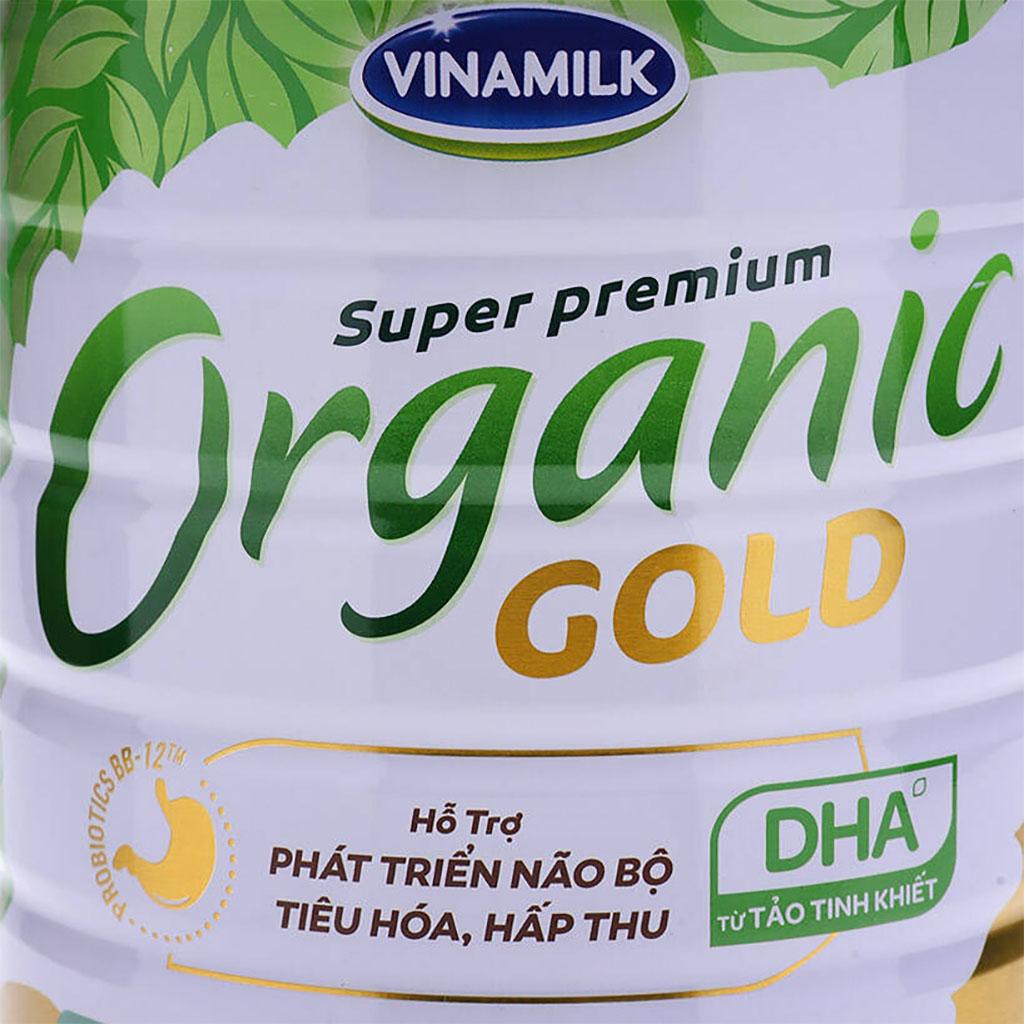 Sữa Bột Vinamilk Organic Gold 4 - Hộp 850g (Dành cho trẻ từ 2 tuổi trở lên)