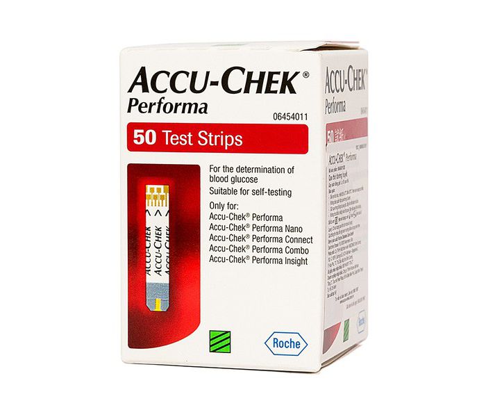 Hộp 50 que thử đường huyết Accu Check Performa