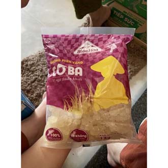 Đường phèn Vàng Cô Ba Biên Hoà 1kg
