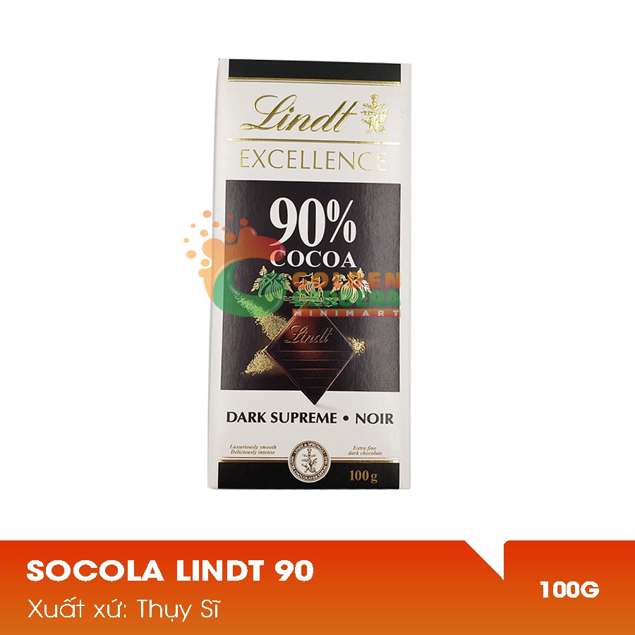 Socola Lindt Excellence 70%,85%,90%Cacao(100g)