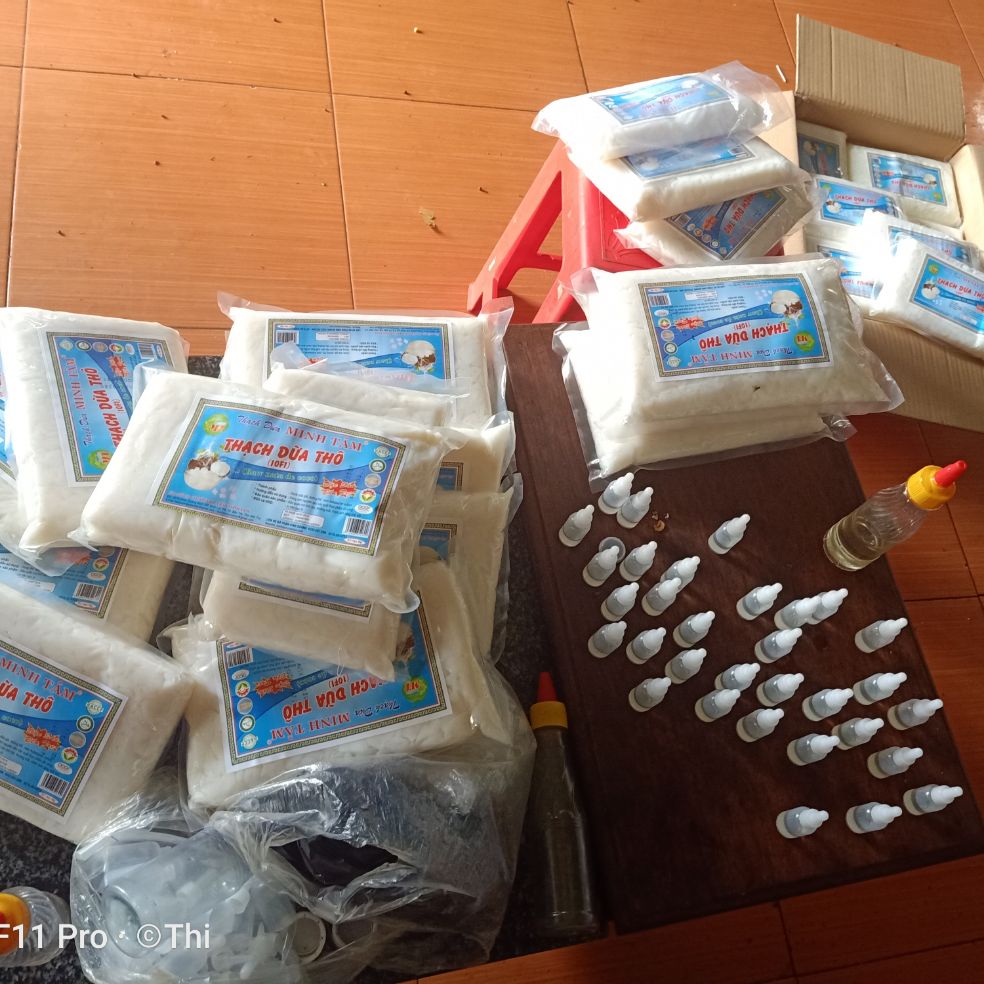 combo Thạch Dừa,hương và cacao