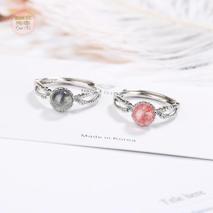 [HCM]Nhẫn nữ stye Hàn bạc ý S925 N39
