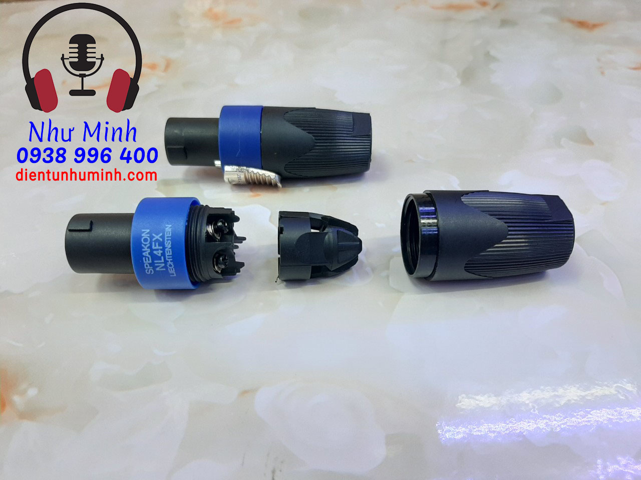 Bộ 10 JACK LOA SPEAKON NL4FX- Jack Loa Sân Khấu