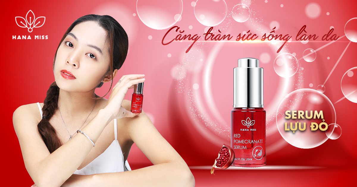 SERUM DƯỠNG LỰU ĐỎ HANA MISS