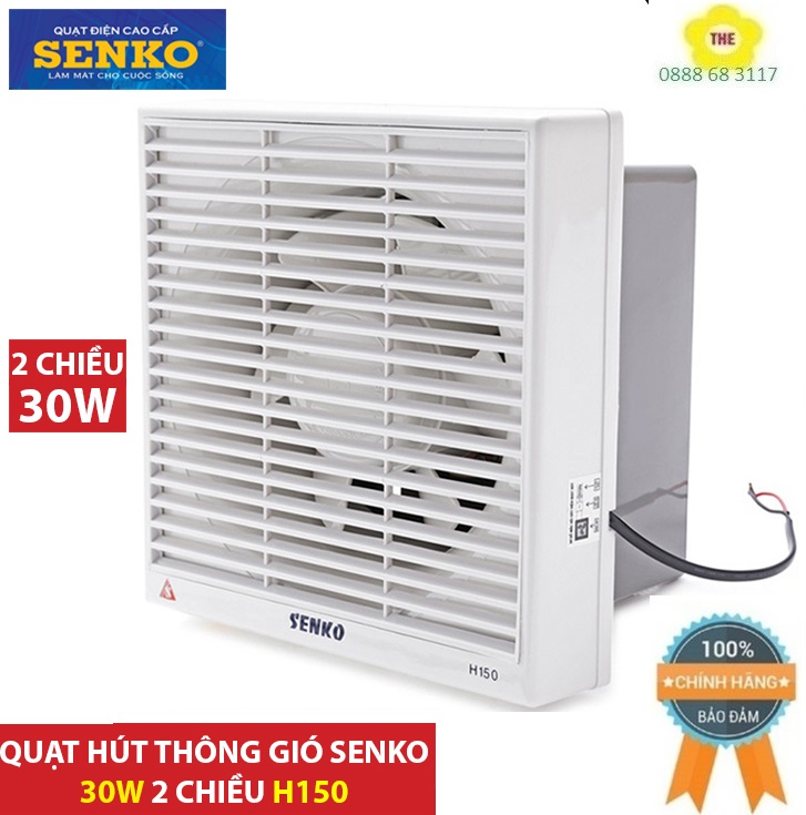 Quạt hút tường SENKO H150 (Trắng)