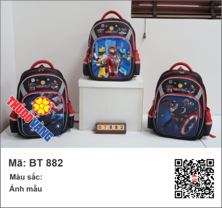 Ba Lô Học Sinh Thủ Đô Vàng BT 882