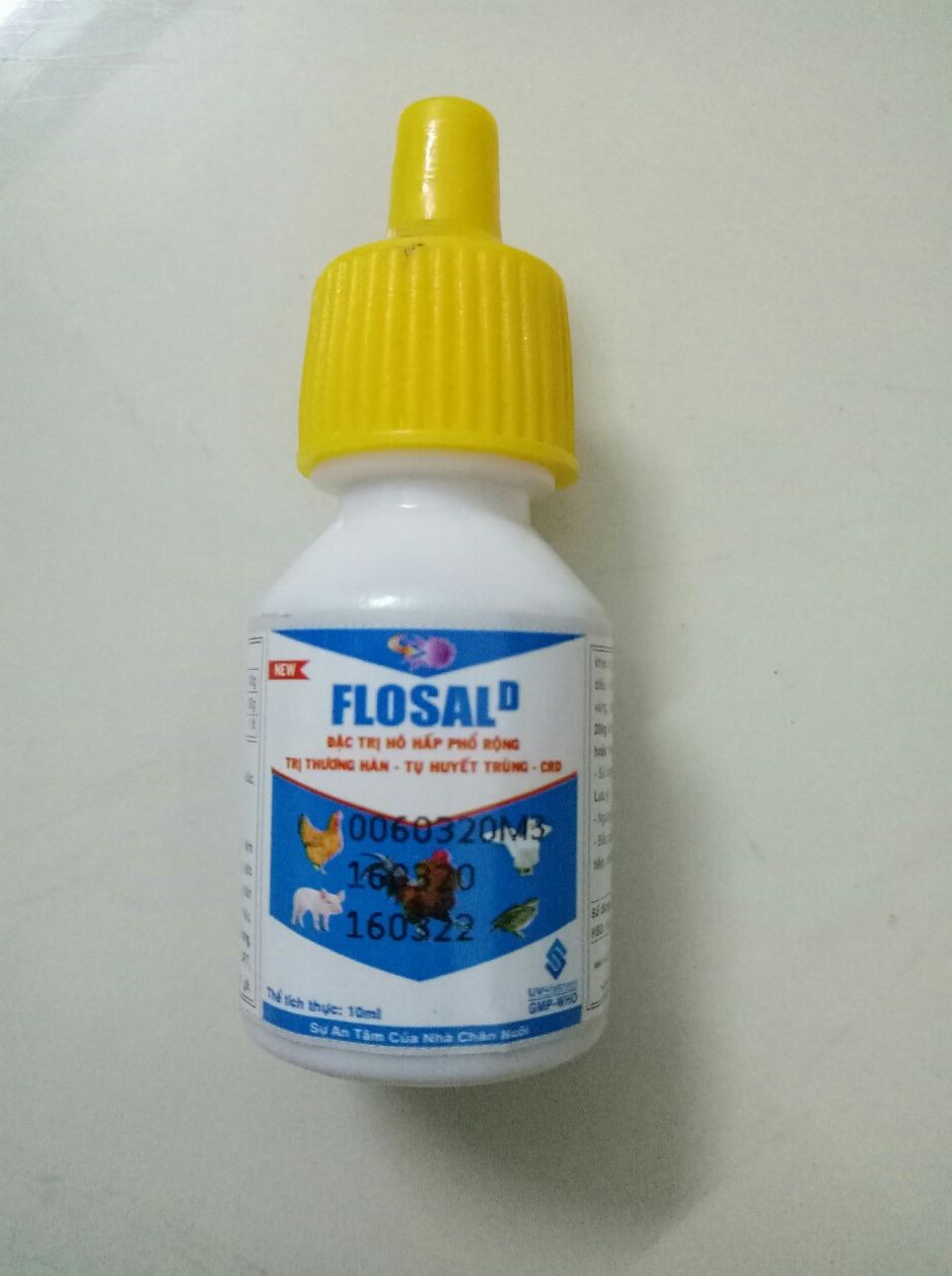 1 LỌ FLOSAL D CHO CHIM VẸT