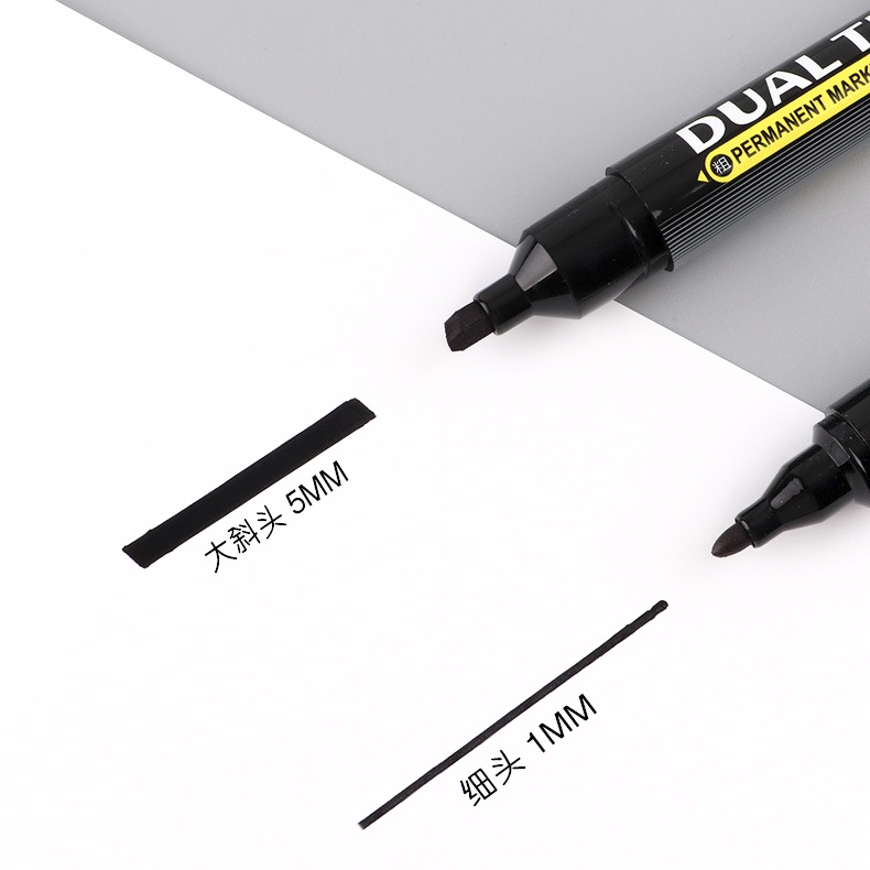 Bút Lông Dầu 2 Đầu Baoke DUAL TIP MP2918