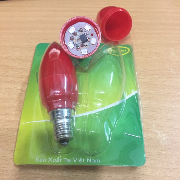 [HCM]COMBO 2 BÓNG TRÁI ỚT LED E12ĐUÔI ĐÈN E12 DÙNG ĐÈN THỜ