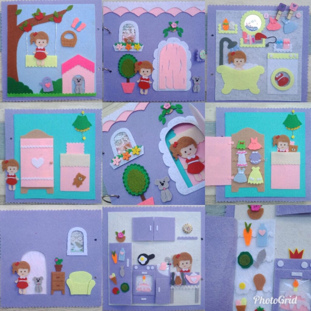 Sách vải ngôi nhà của bé