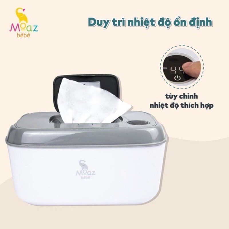 Máy làm ấm khăn ướt MOAZ BEBE