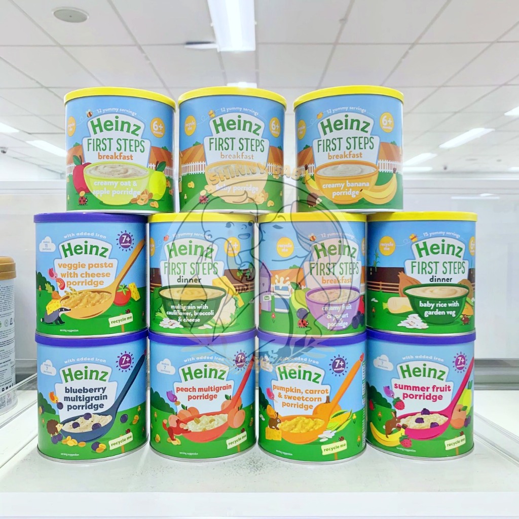 Bột ăn dặm Heinz Anh cho bé 6m+