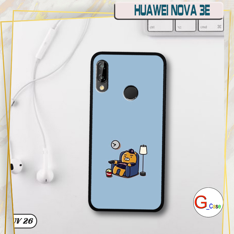 Ốp Huawei Nova 3e lưng nhám -ngộ nghĩnh