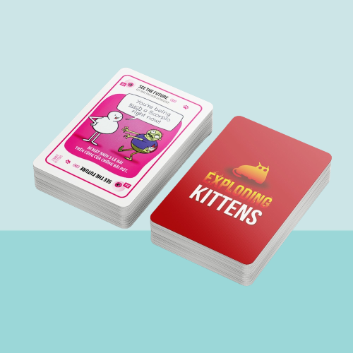 Mèo Nổ Zombie Việt Hóa - Boardgame Exploding Kittens tiếng việt (bản cơ bản)