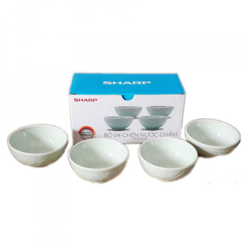 BỘ 4 BÁT NƯỚC CHẤM SHARP