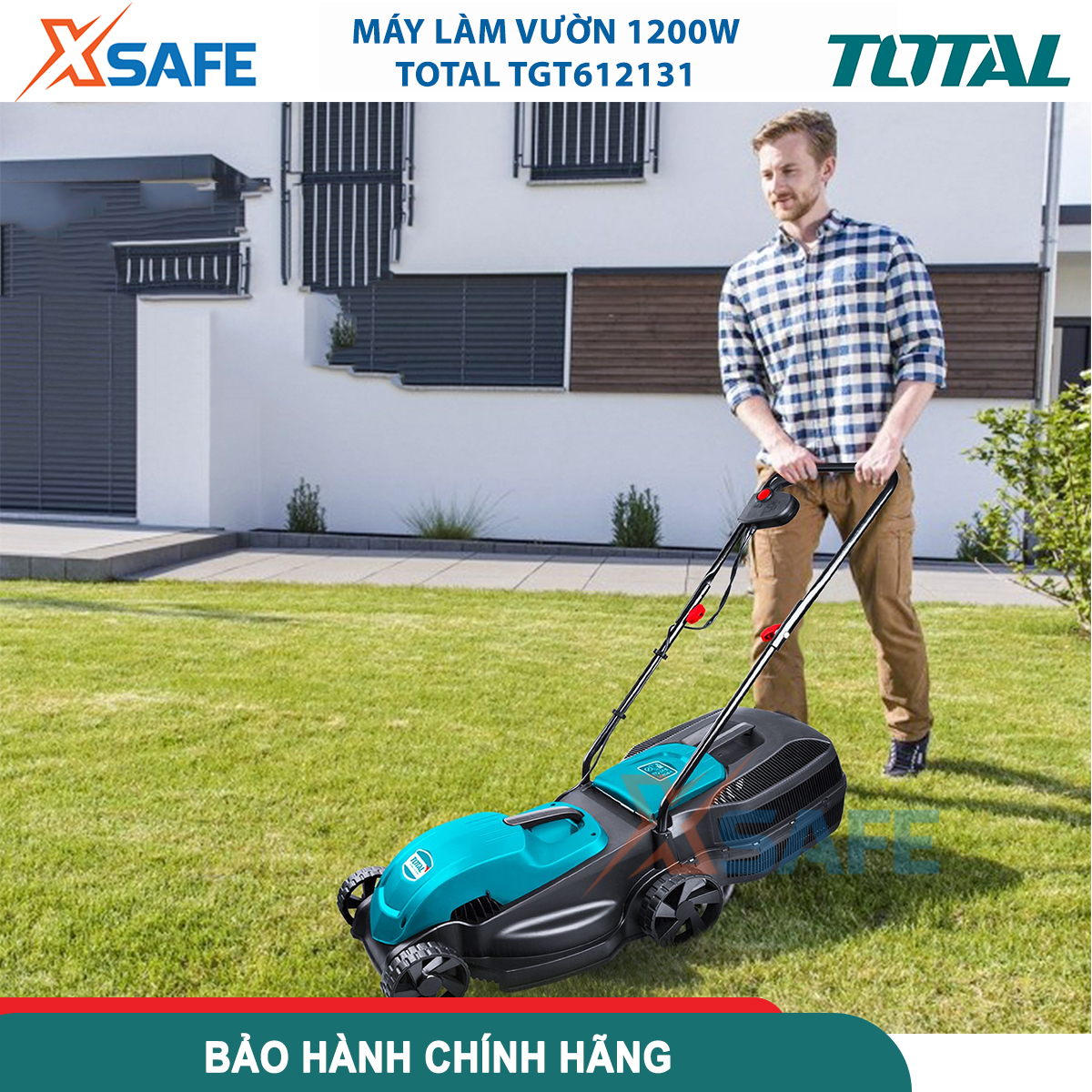 Máy làm vườn 1200W Total TGT612131  - chính hãng - xsafe
