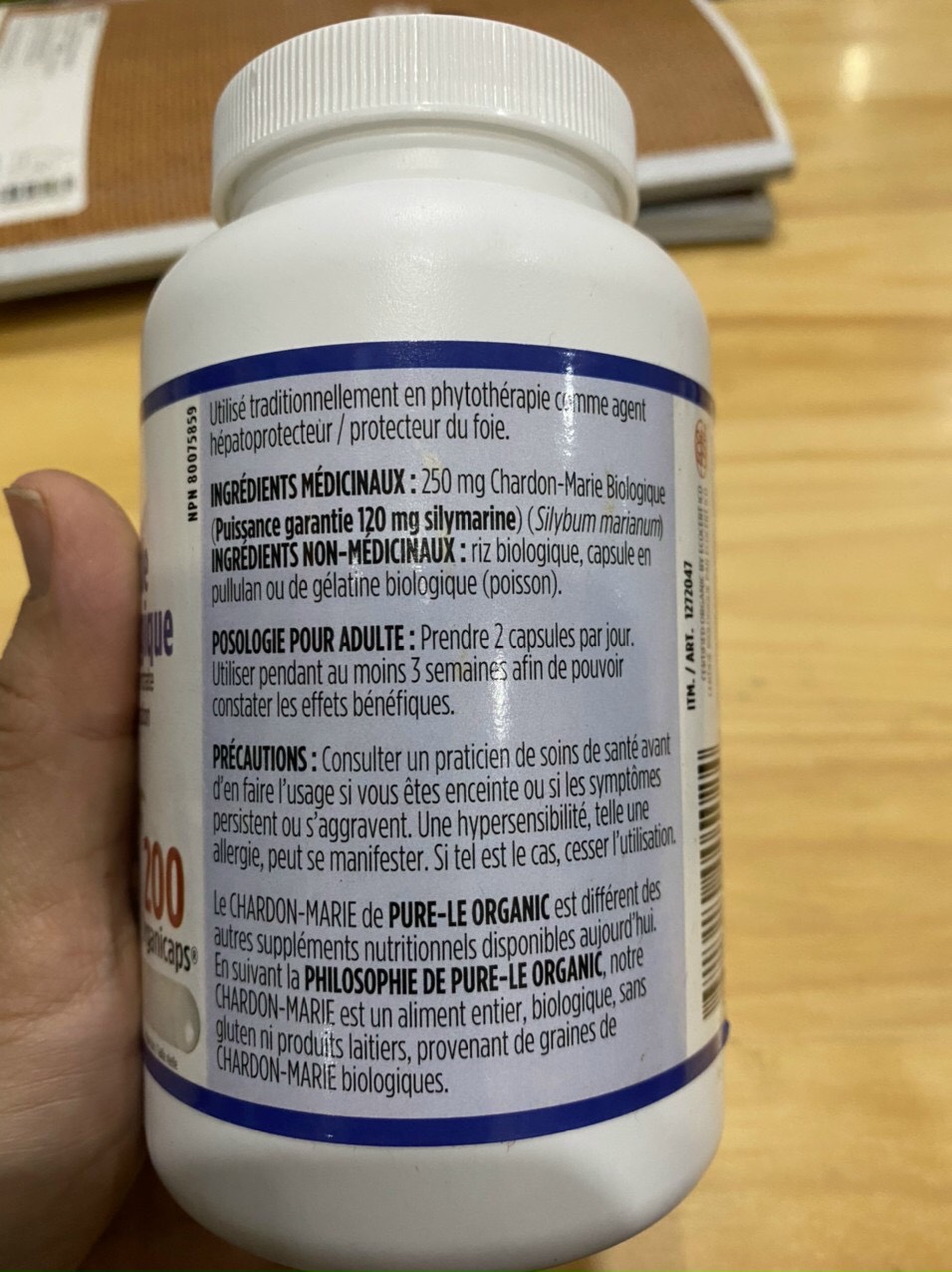 cao khế sữa tiêu chuẩn - Organic milk thistle extra