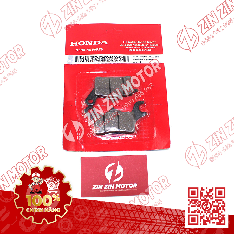 Má phanh bố thắng sonic 150r winner x winner v1 v2 v3 v4 rs150 trước sau 06455k56n01 06435k56n01 chính hãng