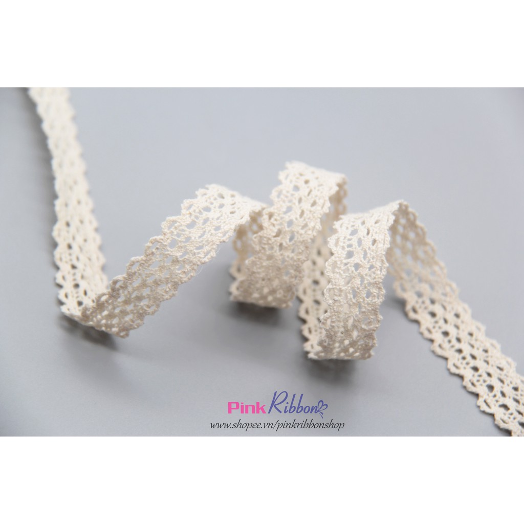 Ren zakka màu kem 1,4cm